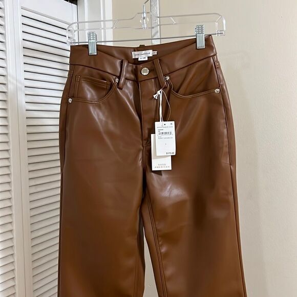 Good American Faux leather pants - Picture 5 of 9